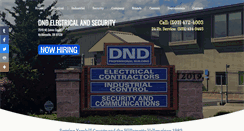 Desktop Screenshot of dndelectrical.com